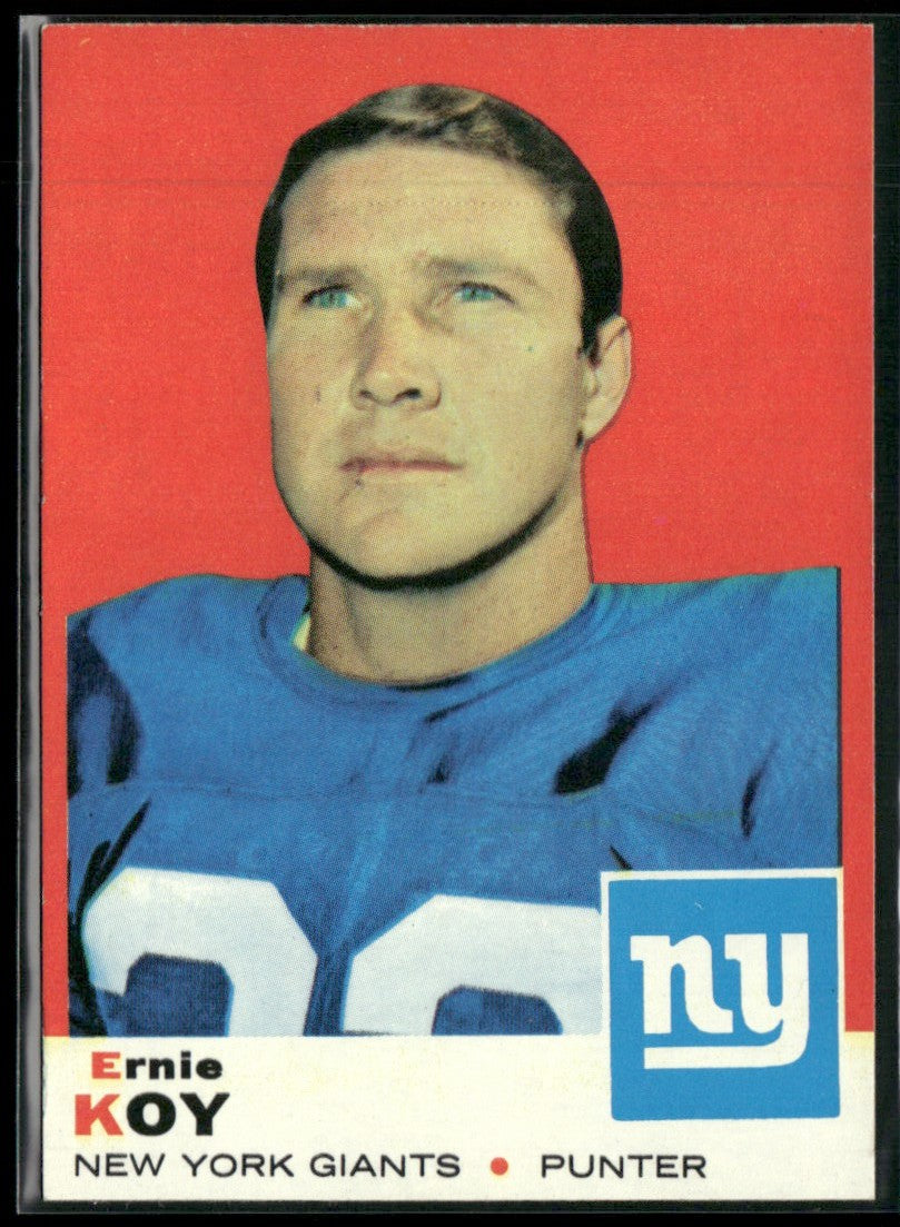 Ernie Koy 1969 Topps #131 New York Giants