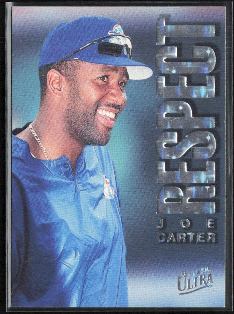 Joe Carter 1996 Fleer Ultra Respect #1 Toronto Blue Jays