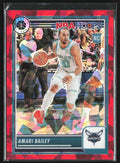 Amari Bailey 2023 Panini NBA Hoops Premium Stock Red Ice Prizm RC /99 #236