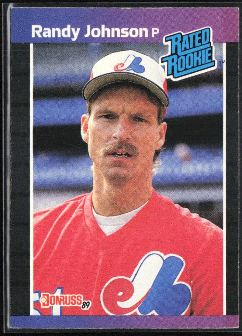 Randy Johnson 1989 Donruss RC #42 Montreal Expos