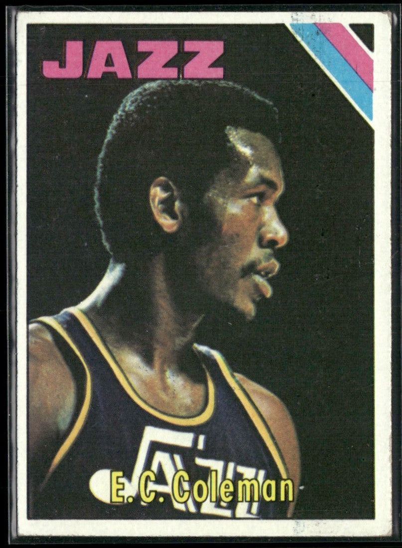 E.C. Coleman 1975 Topps RC #163 New Orleans Jazz