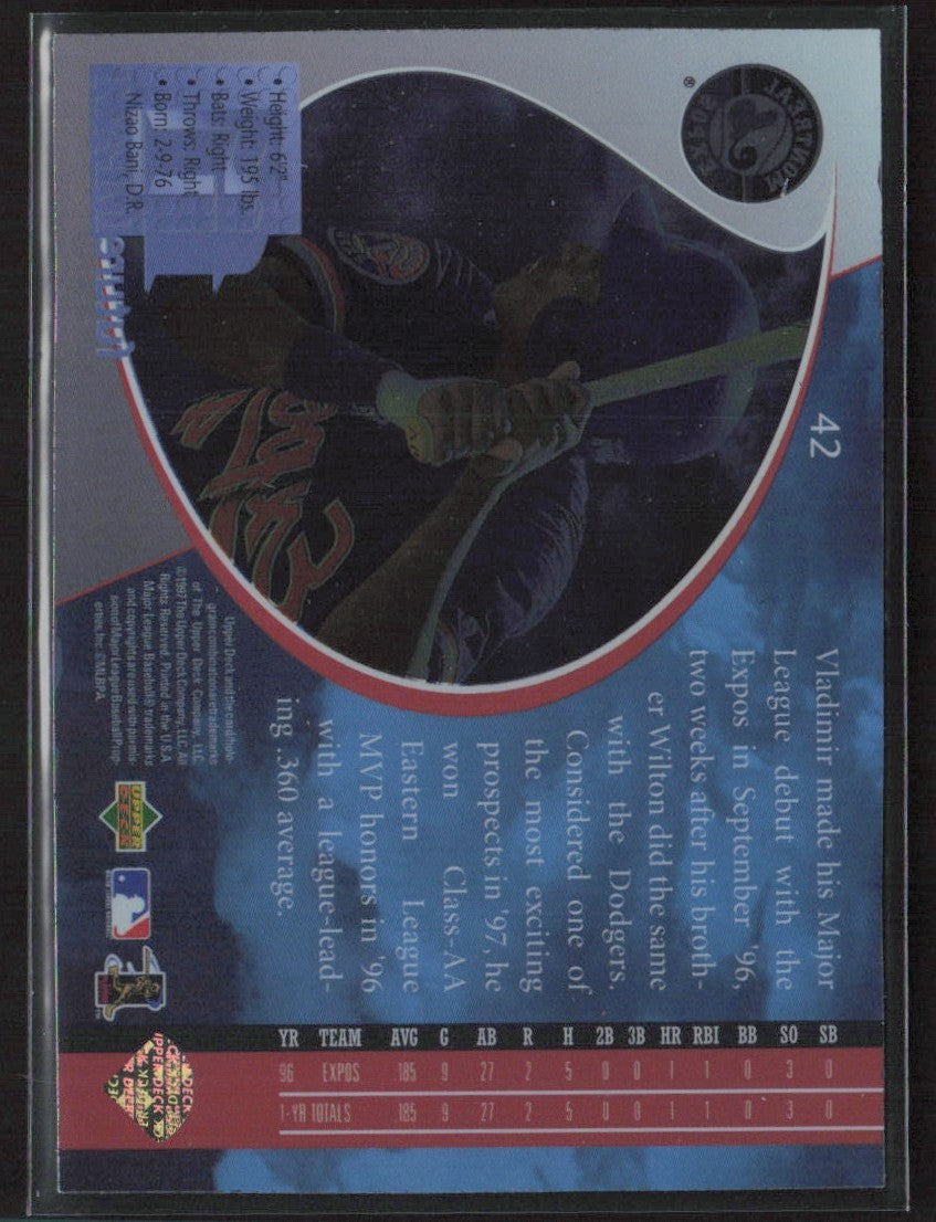 Vladimir Guerrero 1997 Upper Deck Future Impact #42 Montreal Expos