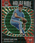 Steve Carlton 2022 Panini Mosaic Holofame Green Prizm #HF-10