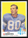 Jim Gibbons 1969 Topps #189 Detroit Lions