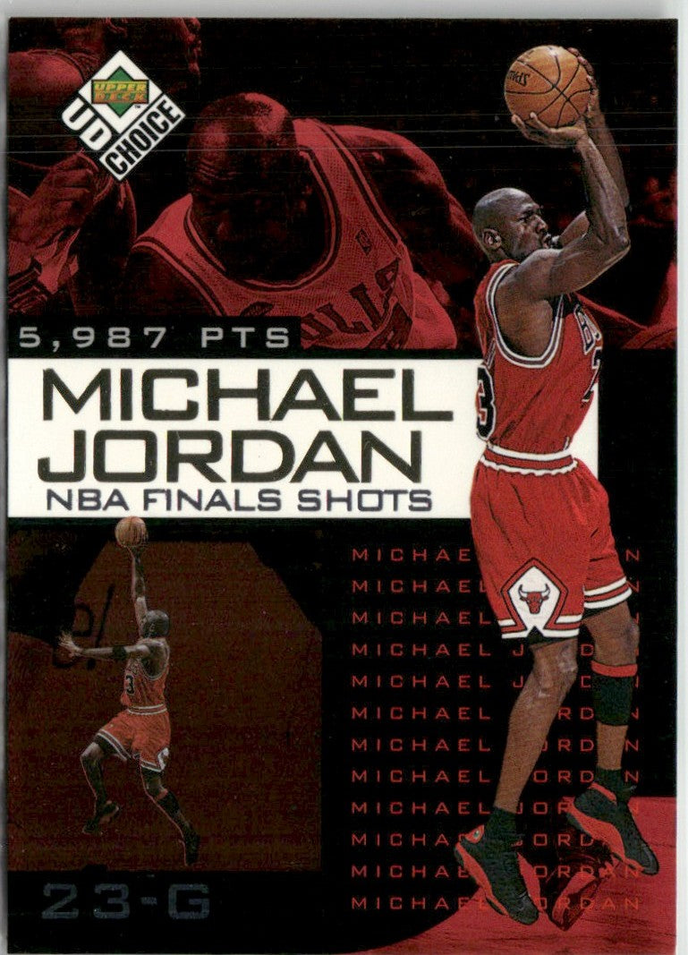 Michael Jordan 1998 UD Choice NBA Finals #7 Chicago Bulls