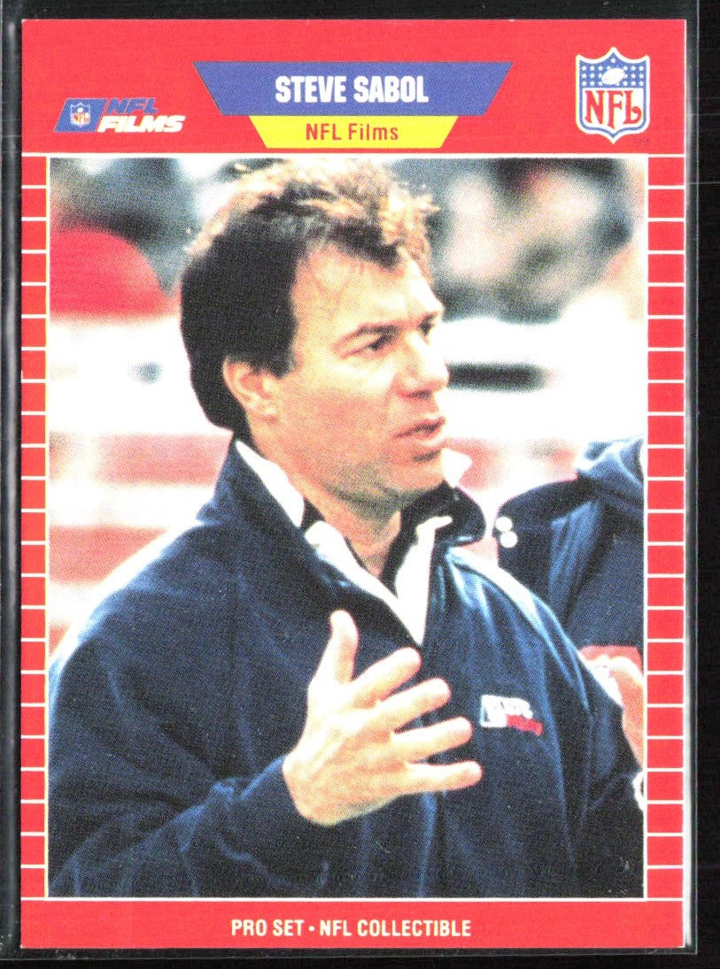 Steve Sabol 1989 Pro Set Announcers #10
