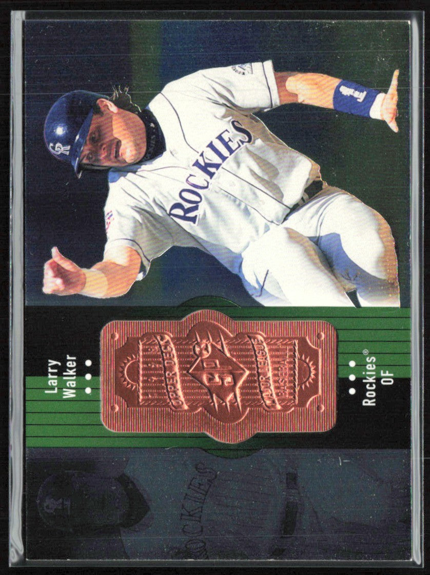 Larry Walker 1998 SPx Finite /9000 #80 Colorado Rockies