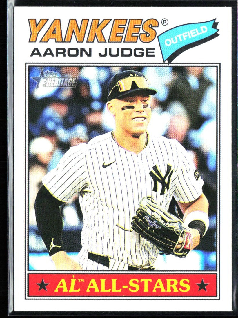 Aaron Judge 2026 Topps Heritage #10 New York Yankees