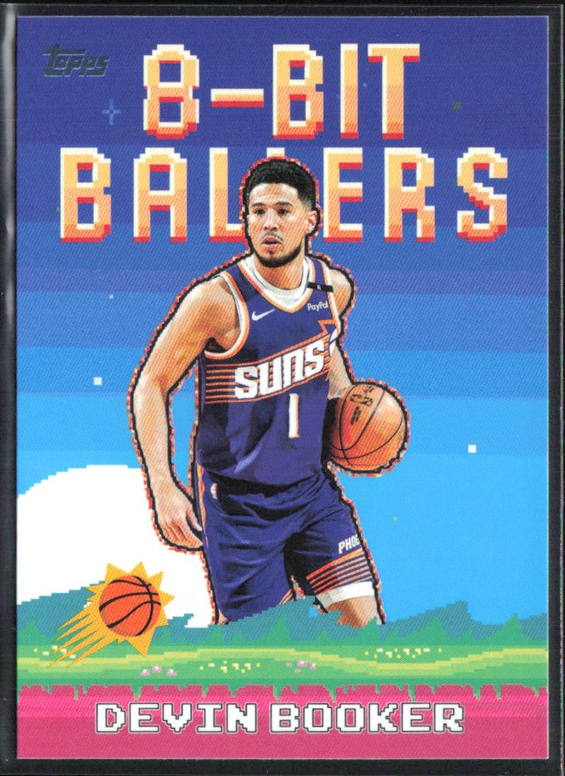 Devin Booker 2025 Topps 8-Bit Ballers #8B-3 Phoenix Suns