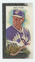 Paul Molitor 2022 Topps Allen & Ginter Mini Black #137 Toronto Blue Jays