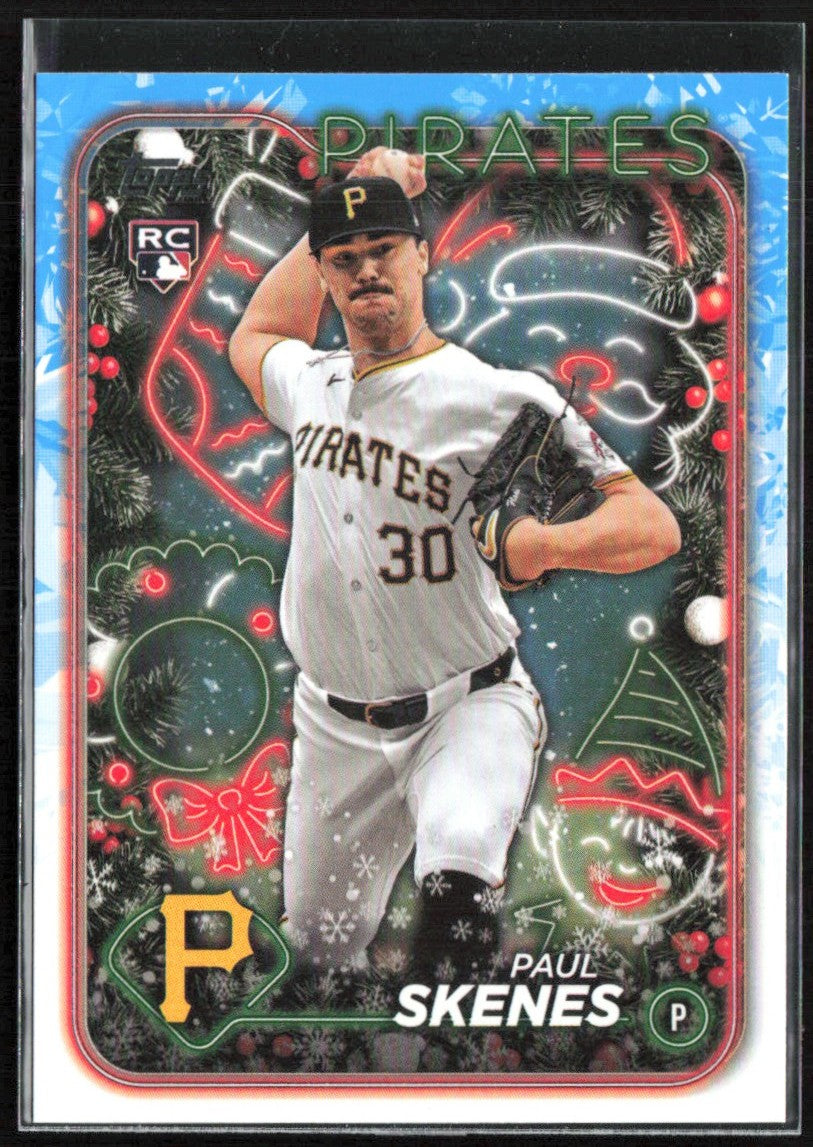 Paul Skenes 2024 Topps Holiday #H165 Pittsburgh Pirates