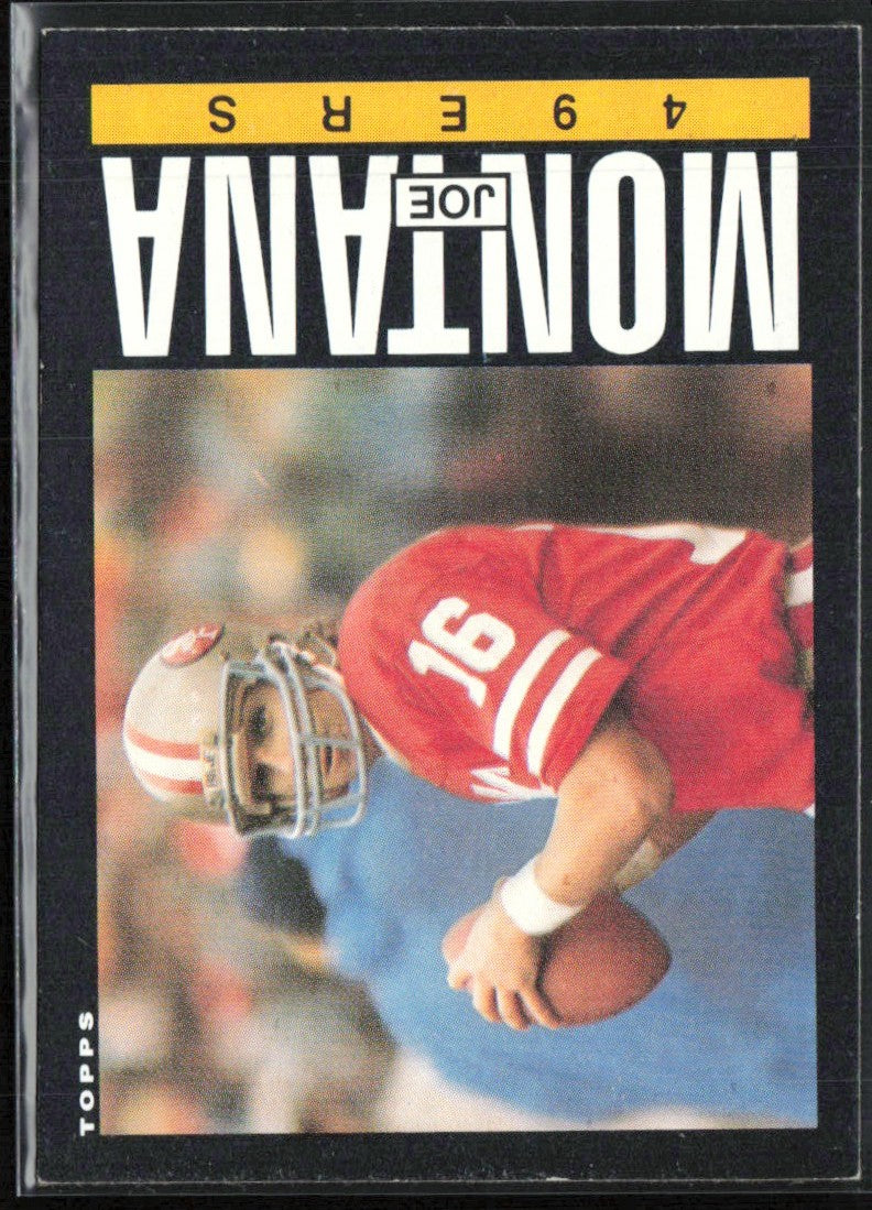 Joe Montana 1985 Topps #157 San Francisco 49ers