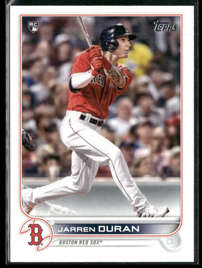 Jarren Duran 2022 Topps RC #187 Boston Red Sox