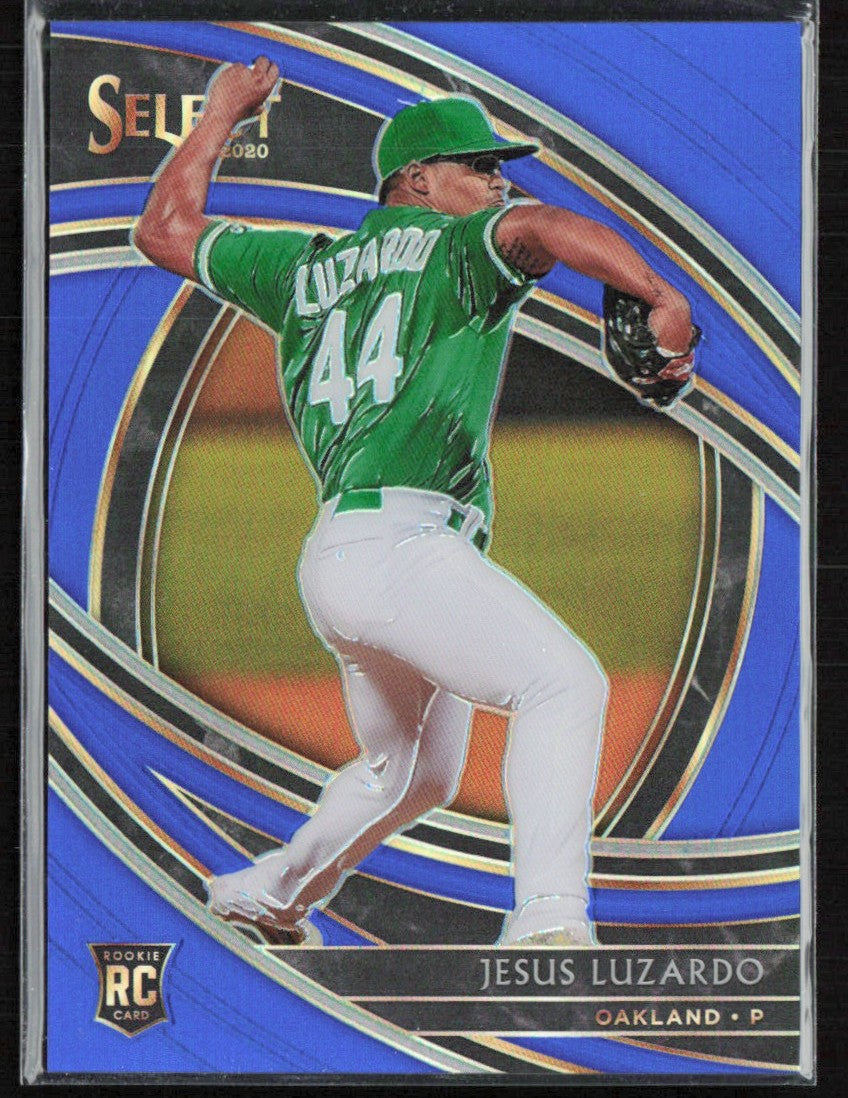 Jesus Luzardo 2020 Panini Select Premier Blue RC /149 #132 Oakland Athletics