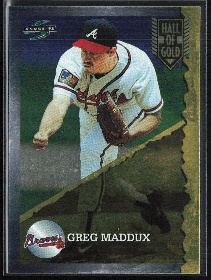 Greg Maddux 1995 Score Hall of Gold #HG18 Atlanta Braves