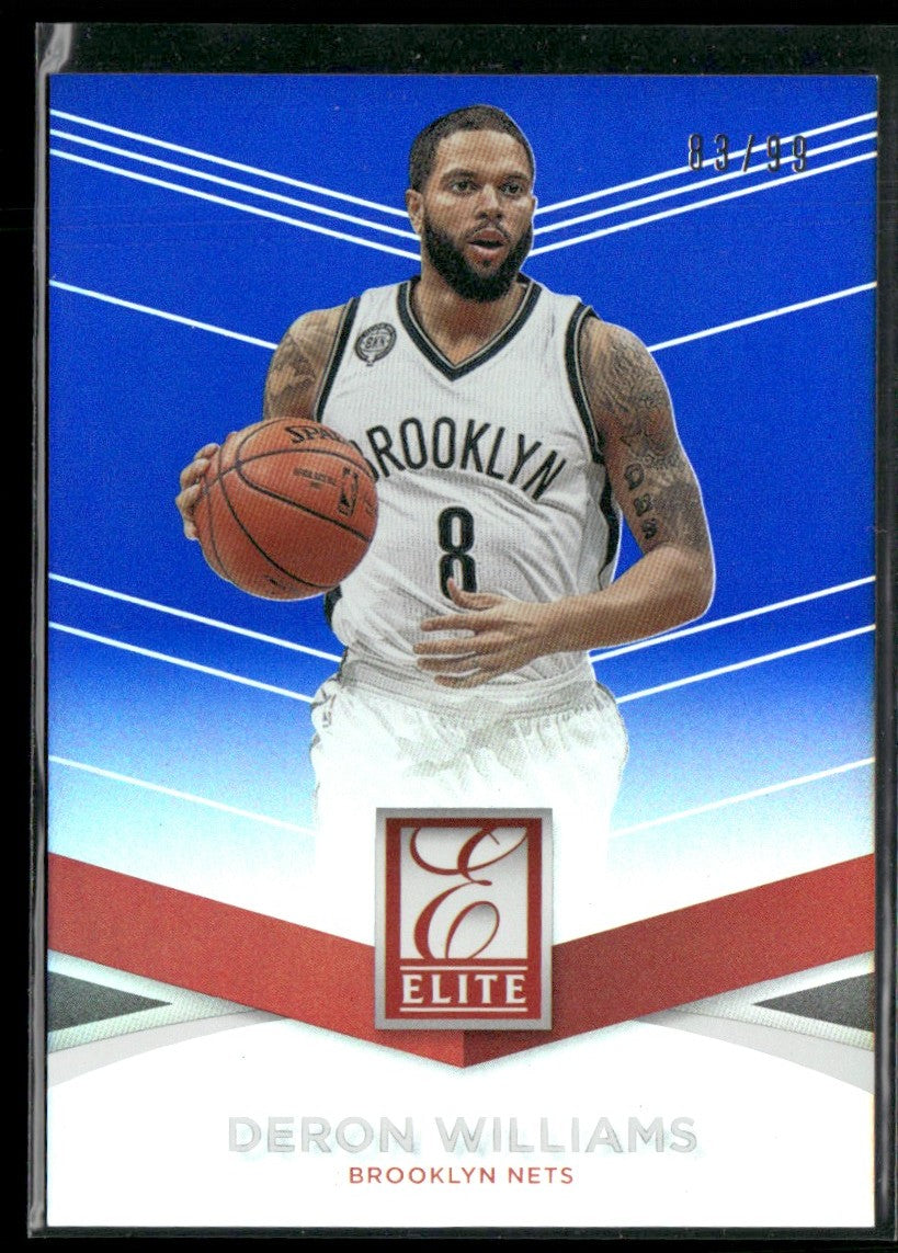 Deron Williams 2014 Donruss Elite Blue /99 #20 Brooklyn Nets