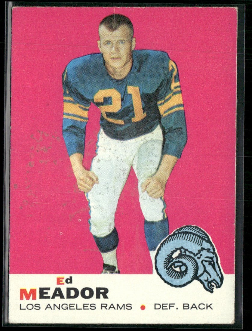 Ed Meador 1969 Topps #56 Los Angeles Rams
