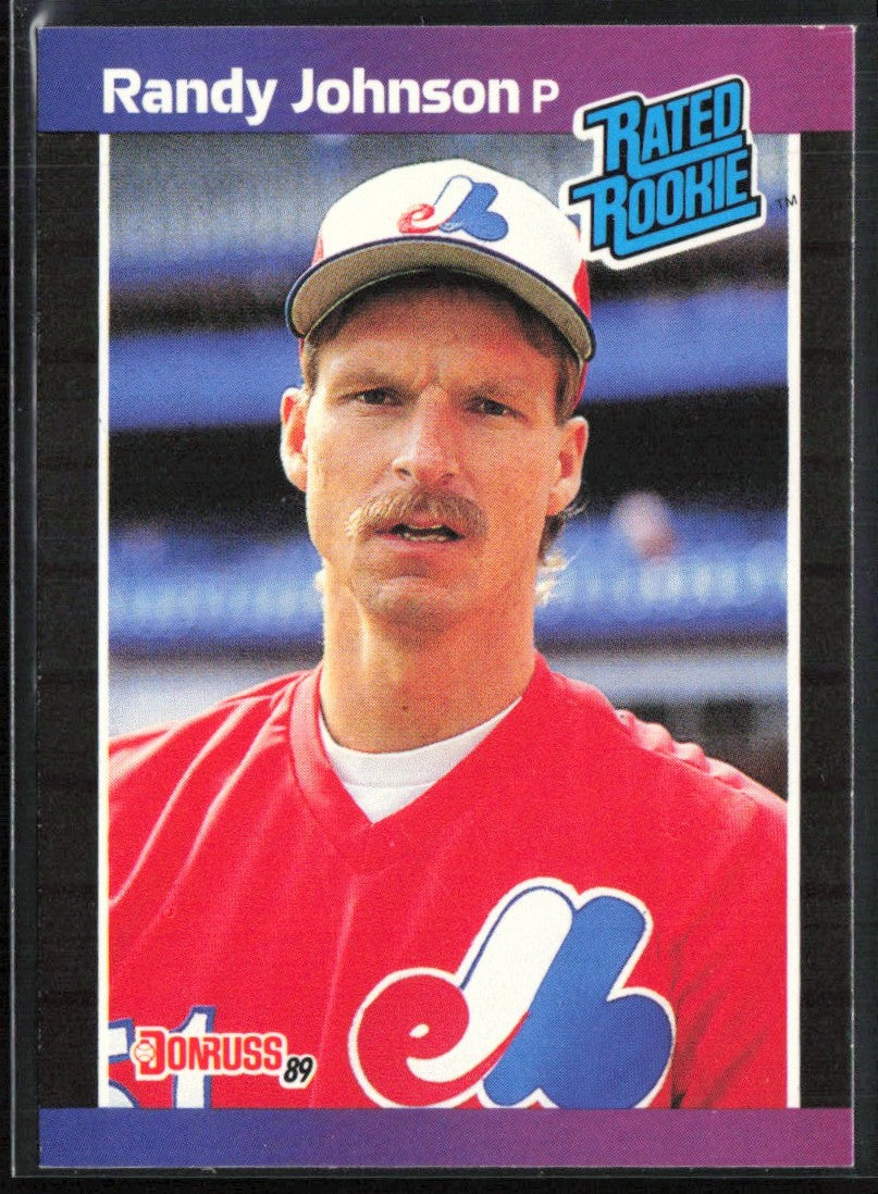 Randy Johnson 1989 Donruss RC #42 Montreal Expos