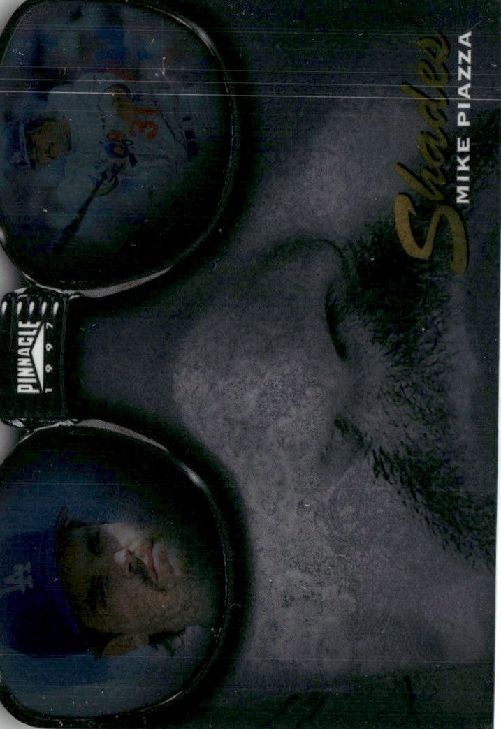 Mike Piazza 1997 Pinnacle Shades #8 Los Angeles Dodgers