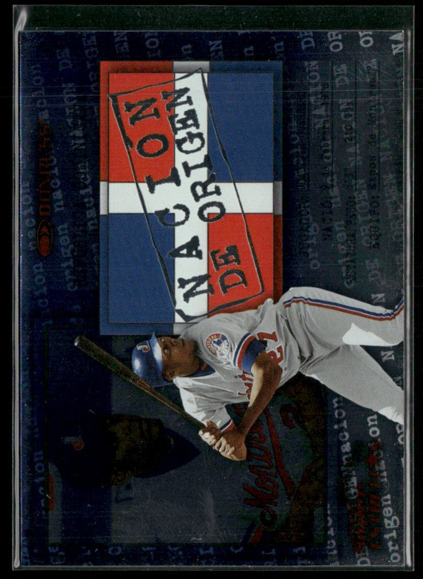 Vladimir Guerrero 2002 Donruss Super Estrellas Nacion de Origen Montreal Expos