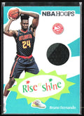 Bruno Fernando 2019 Hoops Rise N Shine Memorabilia Jersey #RS-BFN Atlanta Hawks