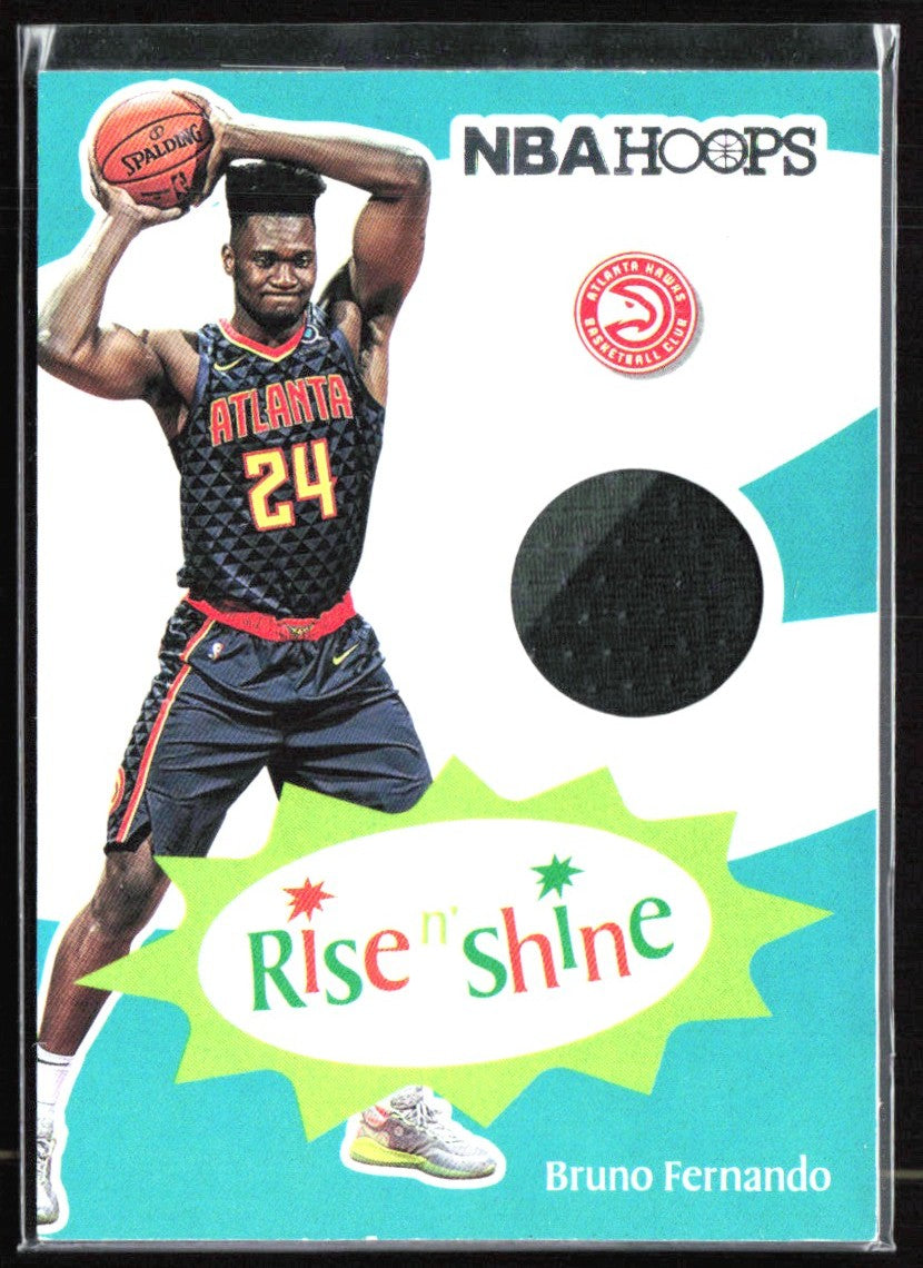 Bruno Fernando 2019 Hoops Rise N Shine Memorabilia Jersey #RS-BFN Atlanta Hawks