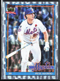 Pete Alonso 2026 Topps 1991 Crackle Foilboard #T91-12 New York Mets
