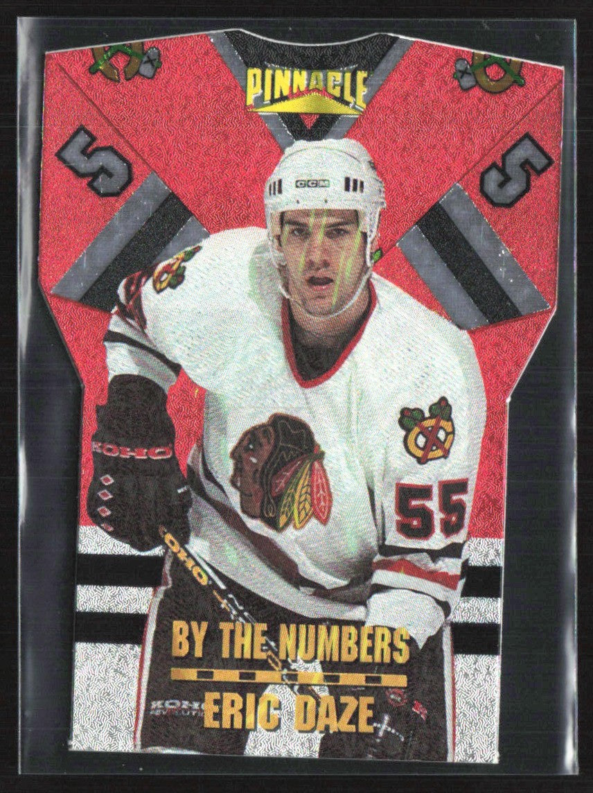Eric Daze 1996 Pinnacle By Numbers #11 Chicago Blackhawks