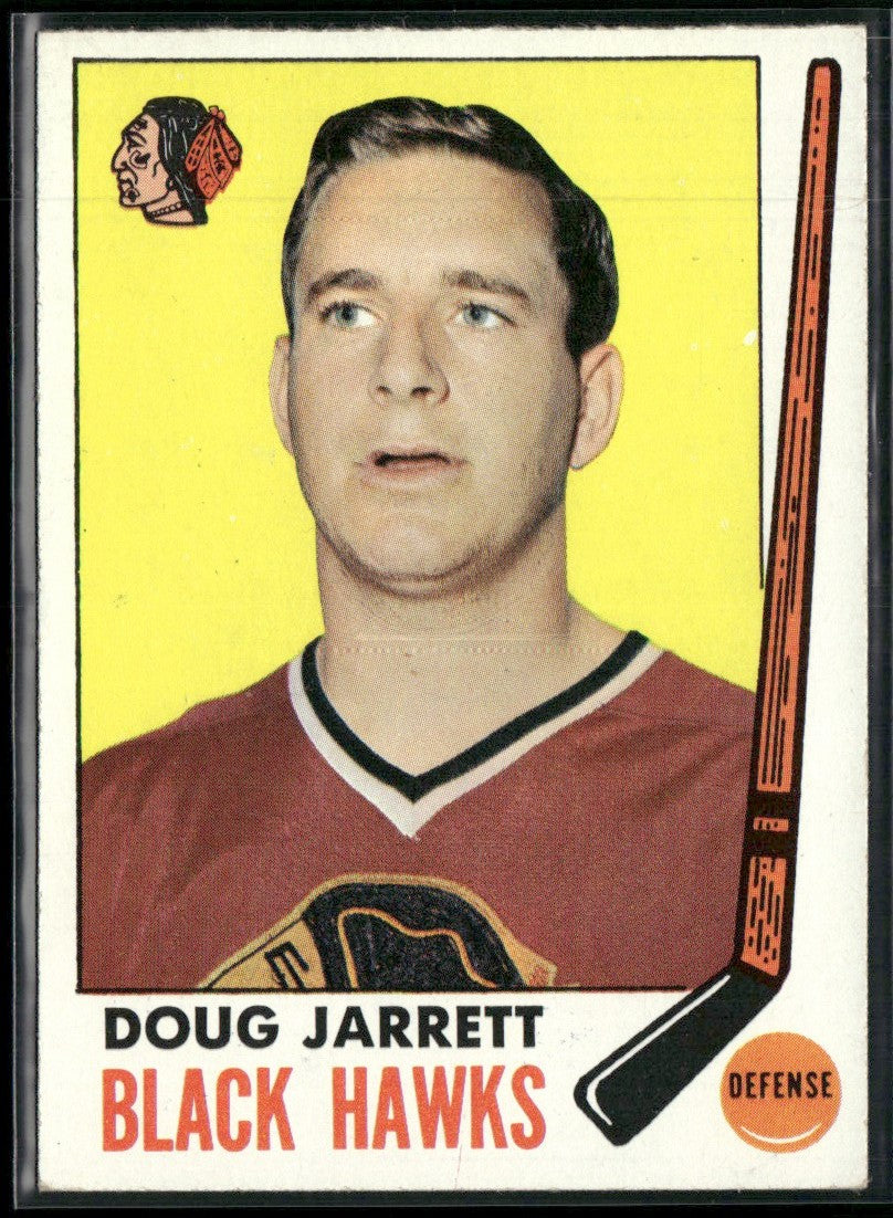 Doug Jarrett 1969 Topps #67 Chicago Blackhawks