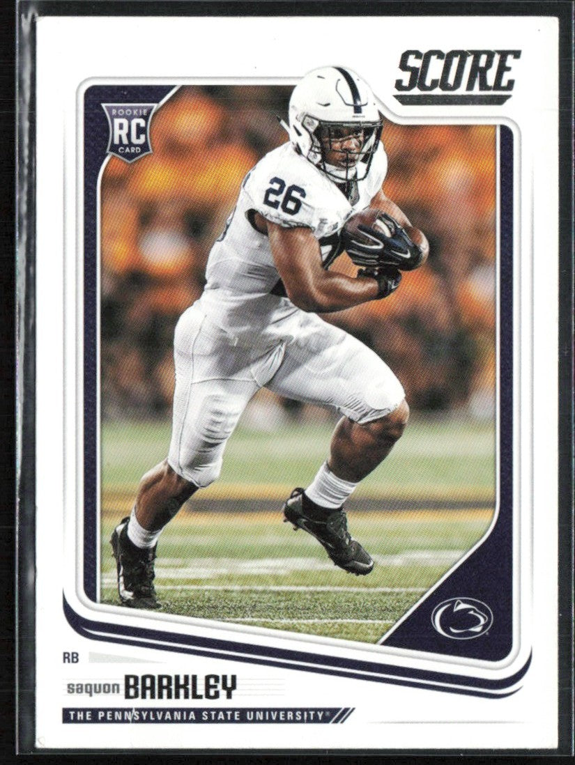 Saquon Barkley 2018 Panini Score RC #359 Penn State Nittany Lions