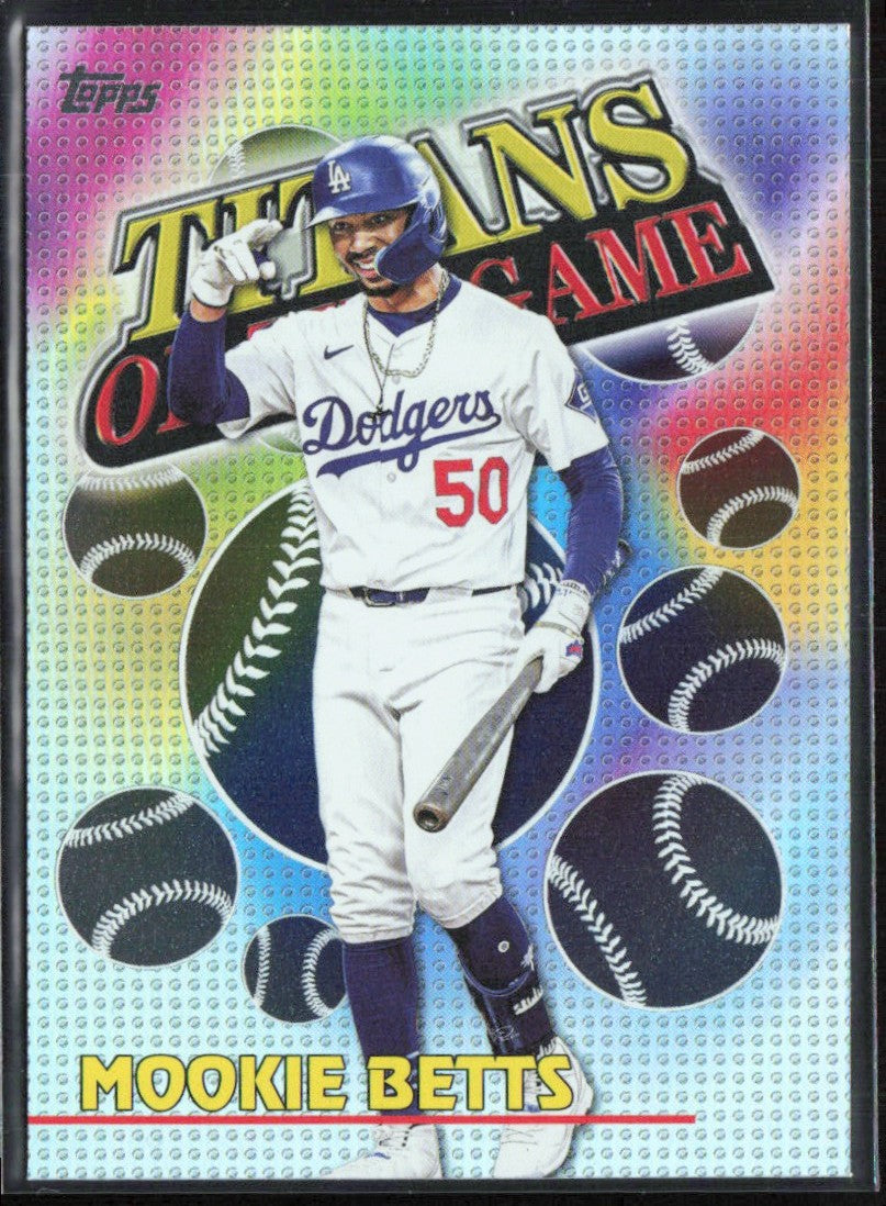 Mookie Betts 2026 Topps Titans Game #TOG-8 Los Angeles Dodgers