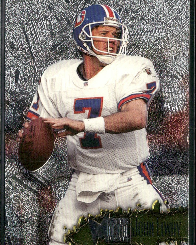 John Elway 1996 Fleer Metal #35 Denver Broncos