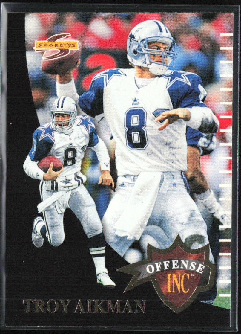 Troy Aikman 1995 Score Offense Inc #OF7 Dallas Cowboys