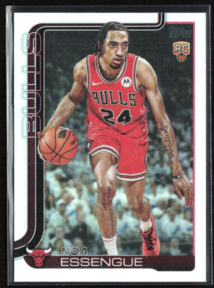 Noa Essengue 2025 Topps RC #212 Chicago Bulls