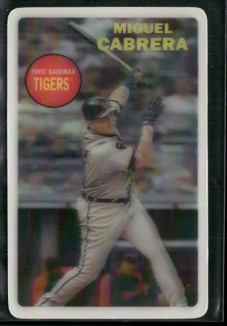Miguel Cabrera 2012 Topps Archives 1968 3D #683D-MC Detroit Tigers