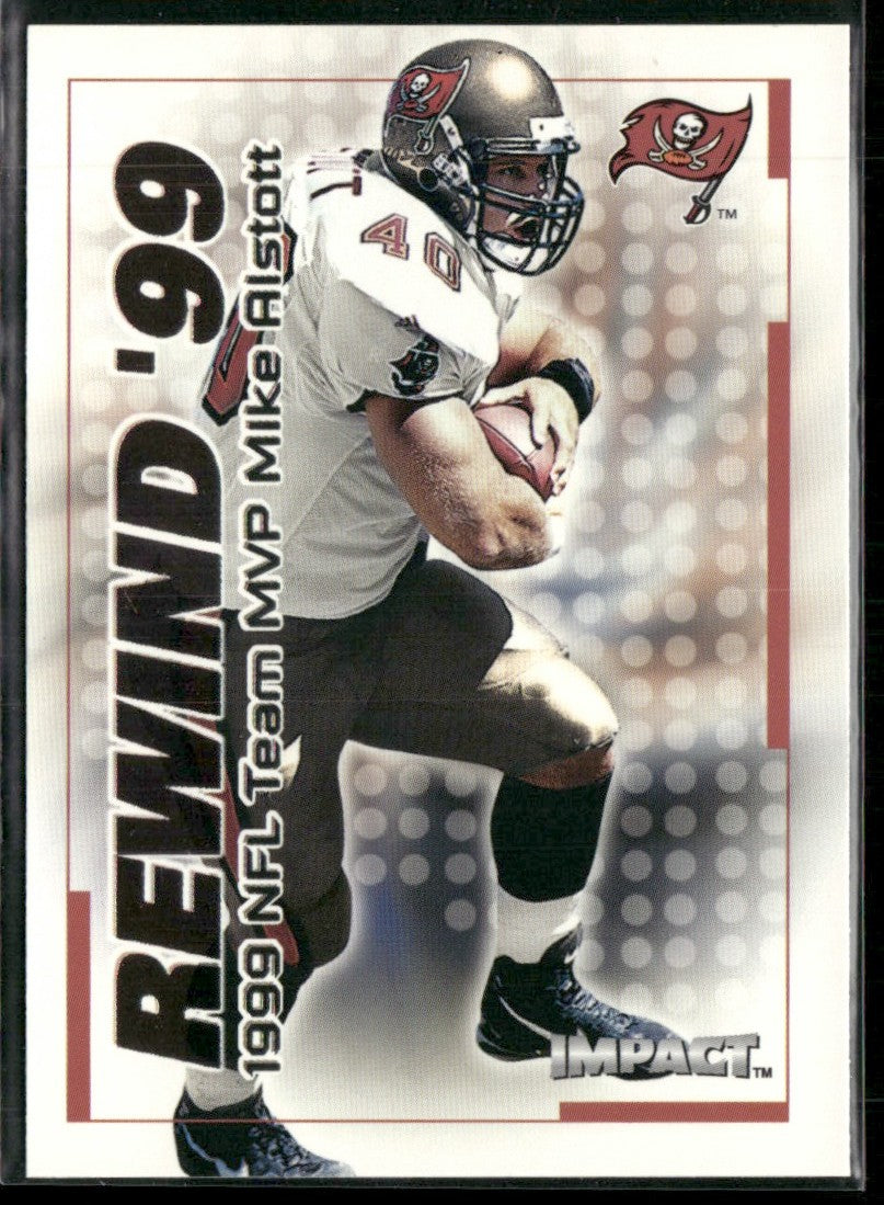 Mike Alstott 2000 Fleer Impact Rewind #29 Tampa Bay Buccaneers