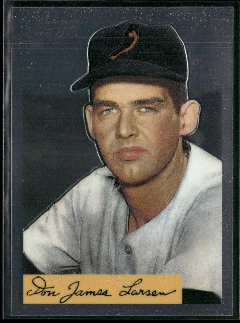 Don Larsen 2001 Bowman Chrome Reprints #23 Baltimore Orioles