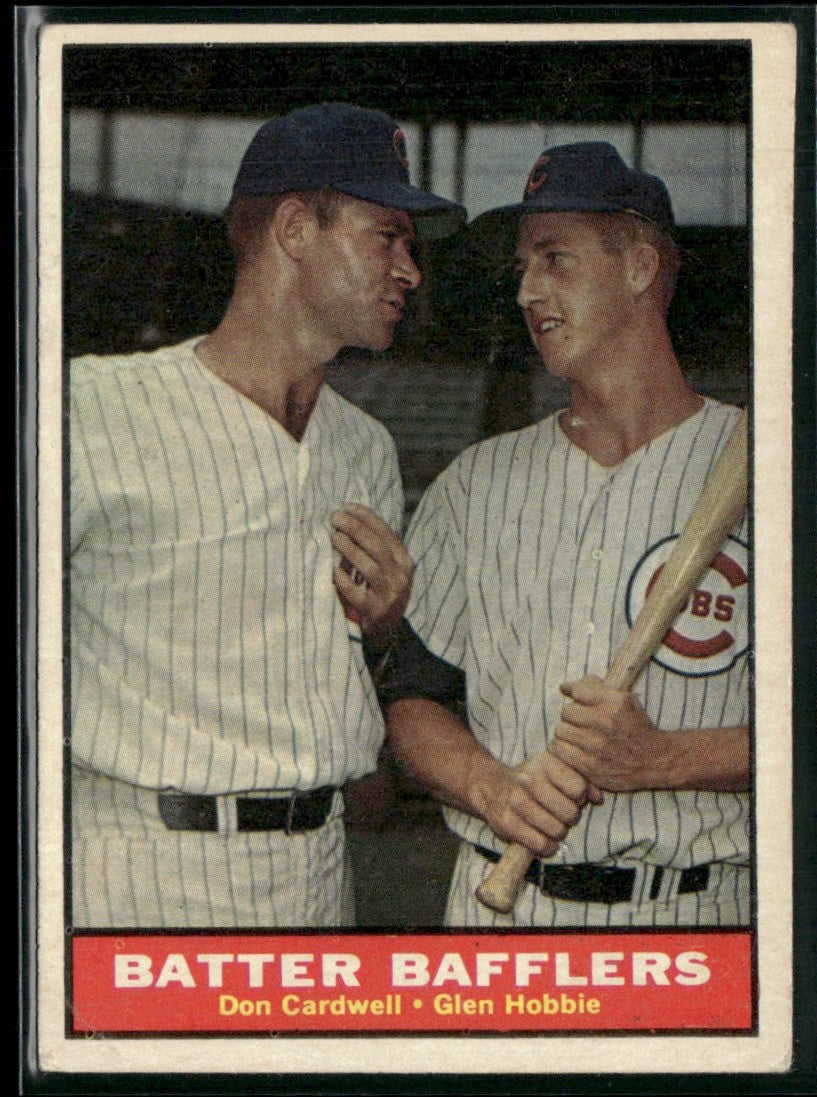 Batter Bafflers (Cardwell/Hobbie) 1961 Topps #393 Chicago Cubs