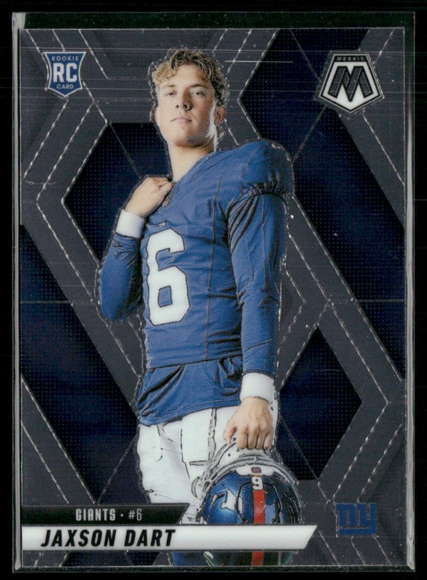 Jaxson Dart 2025 Panini Mosaic Rookie Variations RC #288 New York Giants