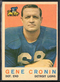 Gene Cronin 1959 Topps #66 Detroit Lions