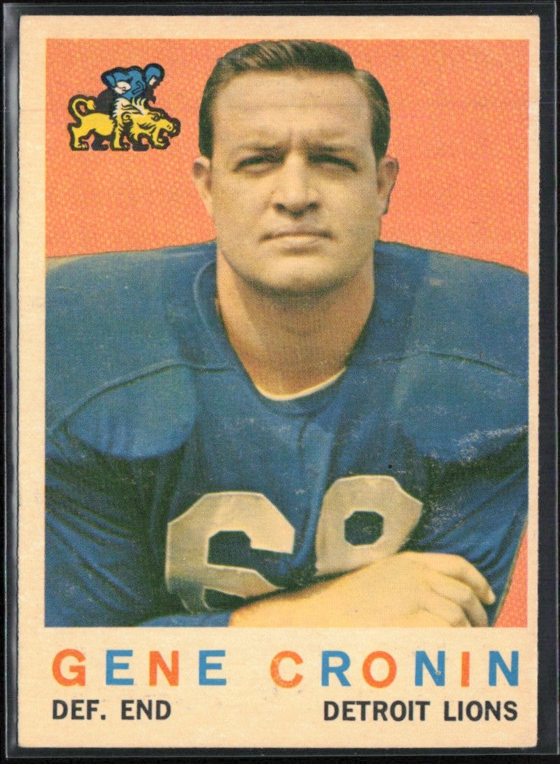 Gene Cronin 1959 Topps #66 Detroit Lions