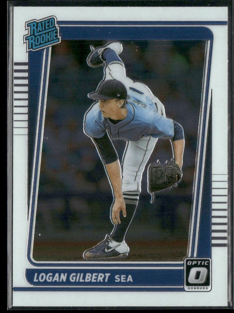 Logan Gilbert 2021 Donruss Optic RC #141 Seattle Mariners