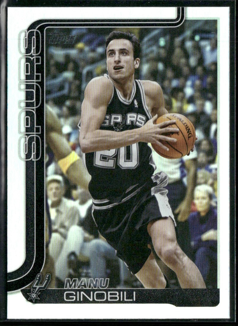 Manu Ginobili 2025 Topps Rainbow Foil #262 San Antonio Spurs