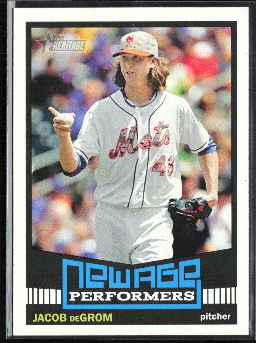 Jacob deGrom 2015 Topps Heritage New Age Performers #NAP-19 New York Mets