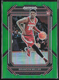 Brandon Miller 2023 Panini Prizm Draft Picks Green RC #63 Alabama Crimson Tide
