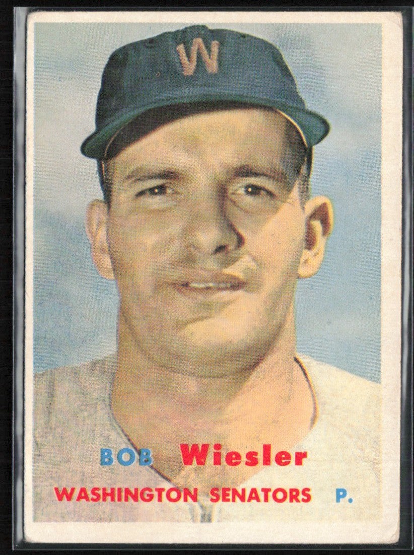 Bob Wiesler 1957 Topps #126 Washington Senators