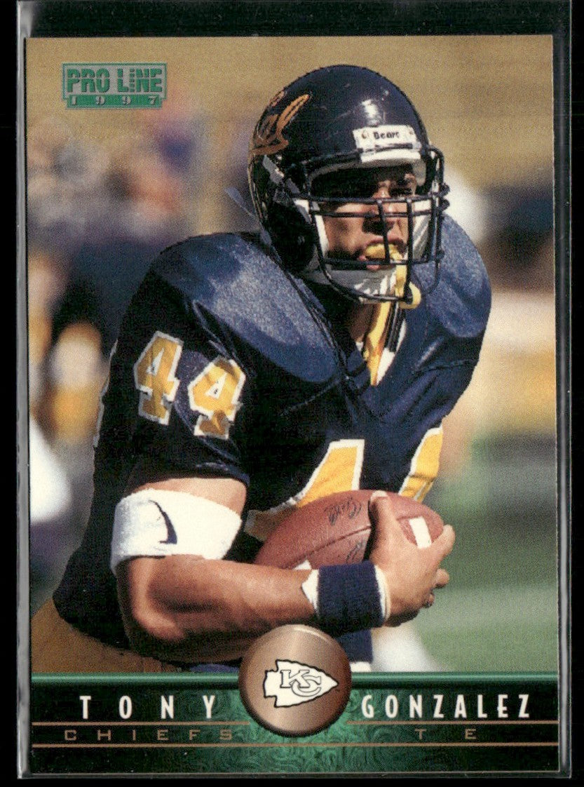 Tony Gonzalez 1997 Pro Line RC #278 Kansas City Chiefs