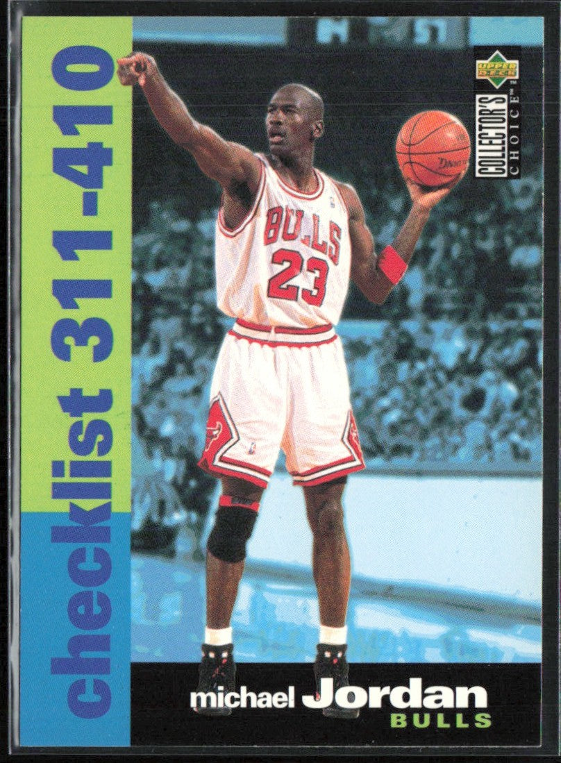 Michael Jordan 1995 Collector's Choice #410 Chicago Bulls