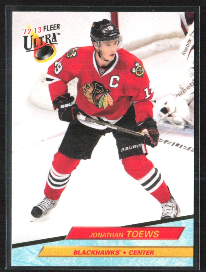Jonathan Toews 2012 Fleer Retro 1992-93  Ultra Design AUTO #92-5