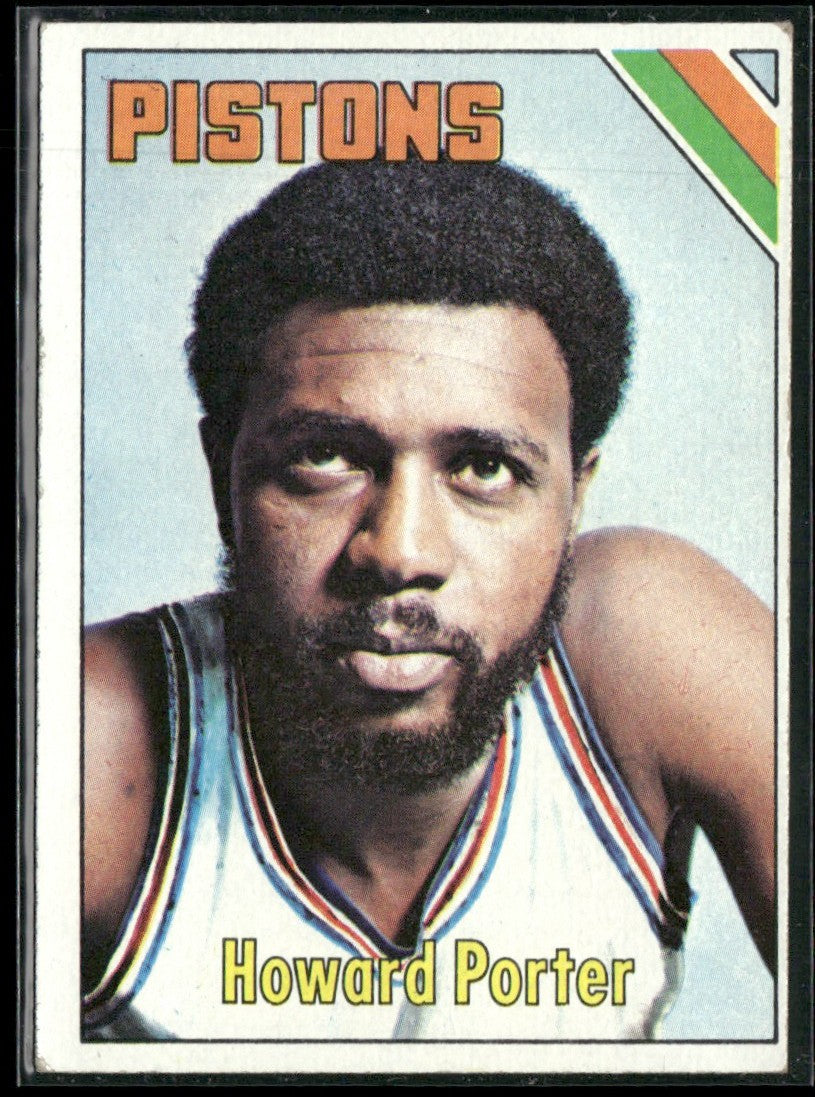 Howard Porter 1975 Topps #138 Detroit Pistons